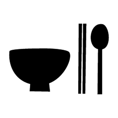 うつわ・箸・スプーンのイラスト