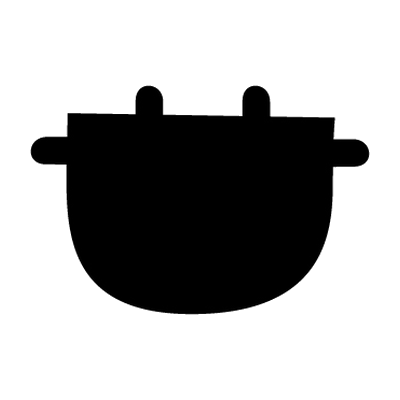 ごはんの鍋のイラスト
