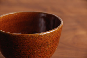 おかゆの碗 茶