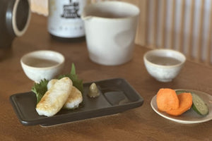海苔のお皿 白