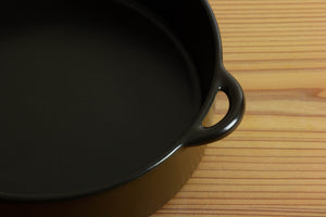 グリル皿 丸型 黒
