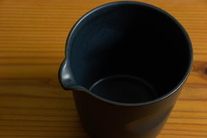 陶の冷酒器 藍