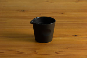 陶の冷酒器 黒