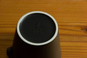 陶の冷酒器 黒