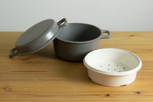 三とく鍋 グレー