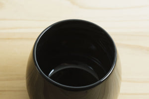 陶の焼酎カップ 黒